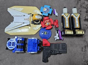 バンダイ製 スーパー戦隊 ジェットマン、メガレンジャー ロボ ギャラクシーメガ、ジェットガルーダなど、ジャンク まとめて 大量 セット