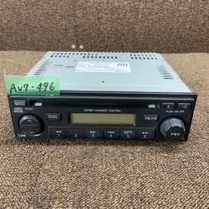 AV7-496 激安 カーステレオ CDプレーヤー NISSAN PY550 28185 3U800 RM-V52SAGQ 松下電器 CD FM/AM 通電未確認 ジャンク