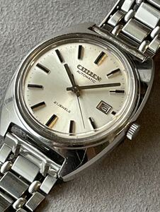 CITIZEN PARA WATER AUTOMATIC 21jewels Cal.6000 シチズン パラウォーター 機械式 自動巻腕時計 21石 1973年製 オールドビンテージ 稼働品