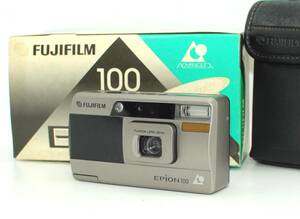 ★美品★ FUJIFILM フジフィルム EPION 100 コンパクトフィルムカメラ 元箱付 #F044