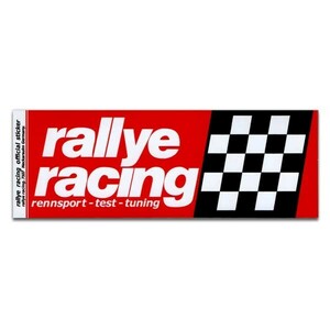 rallye racing ラリーレーシング ステッカー ラリー レーシング アメリカン雑貨 アメ雑