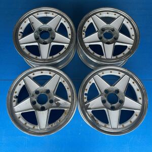 3ピース　SSR SPEED STAR スピードスター　SUPER S TAKECHI PROJECT 16×6.5JJ+45 PCD114.3-5穴　ハブ径約74mm. アルミホイール4本