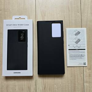 【未使用に近い】 Galaxy S24 Ultra Smart View Wallet Case ブラック Samsung 純正 国内正規品 EF-ZS928CBEGJP スマホケース