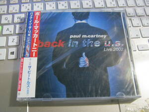 PAUL McCARTNEY ポールマッカートニー / BUCK IN THE U.S. LIVE 2002 バック・イン・ザ・U.S. レア 帯付2CD 未開封 ビートルズ BEATLES