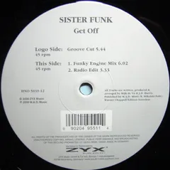 独12" Sister Funk Get Off HNO503912 House No. /00250