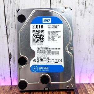 【正常判定】WD HDD 3.5インチ 2TB 使用時間 9075時間 ハードディスク パソコン