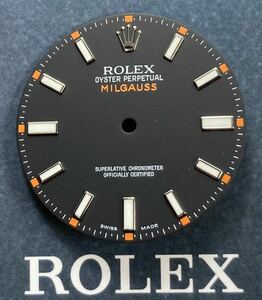 極美品 ミルガウス 黒 文字盤 116400 ロレックス ROLEX MILGAUSS BLACK DIAL OYSTER PERPETUAL 白