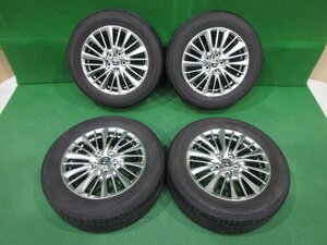 良品★トヨタ アルファード/ヴェルファイア 30系 後期 純正 17インチ アルミ 17×6.5J +33 ヨコハマ/BLUEARTH E51/E70 225/60R17 4本