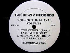 BOOT ONLY LP/V.A. - CHECK THE FLAVA VOL. 1/FRANKIE CUTLASS - THE CYPHER REMIX/SHO NUFF - FROM DA SOUF/UNKNOWN ARTIST - I BE BALLIN