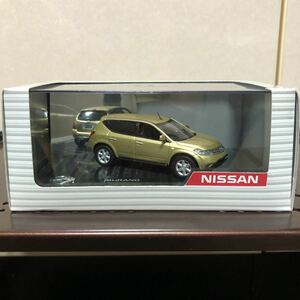 特注 1/43 日産 ムラーノ NISSAN MURANO Z50 非売品　ミニカーカラーサンプル　R10 ゴールド 黄色 メタリック