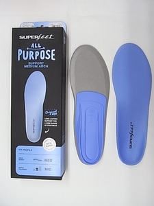 期間数量限定特価送料込み!!日本正規新品 SUPERfeet All-Purpose Support Medium Arch(Blue)/D/インソールブルーミディアムアーチ/D(25-27)