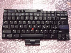 ⇒中古ThinkPadキーボード英語版 14.1インチ用 R52 R51 R51e R50 R50e T43 T43p T42 T42p T41 T41p T40 T40p対応 FRU:39T0581