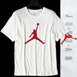 新品 NIKE ナイキ ジョーダン 半袖 Tシャツ XL 白 AIR JORDAN メンズ シャツ トップス カットソー スポーツ ホワイト ◆CL2414C