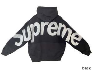 M■2023AW■Supremeシュプリーム■Big Logo Jacquard Hooded Sweatshirtビッグロゴ ジャガード フーディー スウェットシャツ/ブラック/23FW