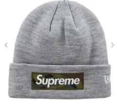 Supreme New Era® Box Logo Beanie ヘザーグレー