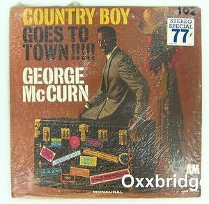 新品未開封 GEORGE McCURN Country Boy Goes To Town GOSPEL BLUES BASSIST Ooppee 1962 海外 即決