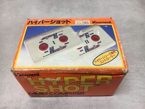 x0824-12★コナミ ハイパーショット ハイパーシリーズ専用コントローラー 当時物 現状品 レトロ ファミコン KONAMI 