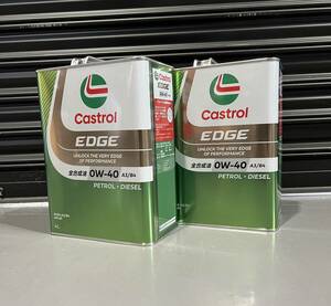 カストロール エッジ 0W40 4L×2缶 API SP ACEA A3/B4 CASTROL EDGE メルセデスベンツ BMW ポルシェ　ルノー WV ガソリン/ディーゼル両用