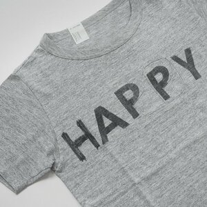 N.HOOLYWOOD ◆ HAPPY プリント Tシャツ グレー 36サイズ ハッピー カットソー ストレッチ エヌハリウッド ◆ZX18