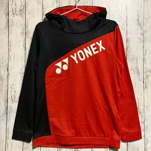 YONEX ヨネックス バドミントン テニス パーカー S 赤×黒 未使用　送料無料