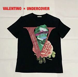 【希少】VALENTINO×UNDERCOVER　フェイスローズTシャツ　UFO　コラボ　ヴァレンティノ　アンダーカバー　インポート　19SS　SV0MG04A5RB