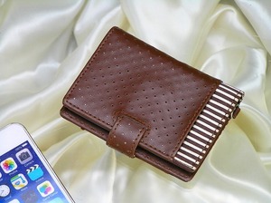 新品未使用♪ドッサリ収納さっと取り出せる メンズ カードケースパスケース PayPayクレジットカード SUICA定期■定形外郵便送料：140円