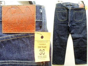 即決[W36]未使用品 TENDERLOIN T-RIDERS Fセルビッチ デニム リジッド 濃紺 パンツ■5386