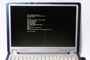 起動確認 ◆◇◆ HITACHI ノートPC ◆◇◆ PriusGear GN75KT ◆◇◆ Pentium-M 1.6GHz