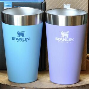 スタンレーSTANLEYスタッキング真空パイント2色セット【ライトブルー＆ラベンダー】正規品 真空断熱 保冷保温タンブラー ペア アウトドア