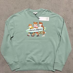 MAISON KITSUNE スウェット　パーカー　L メゾンキツネ　L CREWNECK 