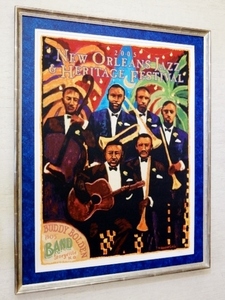 バディ・ボールデン/ジャズとはボールデン/ニューオリンズ/限定シルクスクリーンポスター/Buddy Bolden/gumboart/New Orleans/Bolden