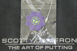 超激レア 限定品 SCOTTY CAMERON FLOWER Purple Circle T KEY FOB スコッティ・キャメロン フラワー キーフォブ キーホルダー 新品