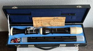 ◆AULOS　NO.311−E　テナーリコーダー　ハードケース付き　長期保管品　アウロス　管楽器◆