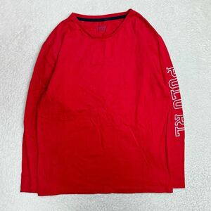 POLO RALPH LAUREN ポロ ラルフローレン ロンT 長袖Tシャツ カットソー トップス クルーネック ロゴスリーブ 綿100% コットン メンズ M