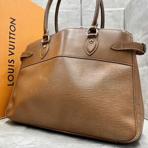 1円 ■高級■ LOUIS VUITTON ルイヴィトン M5925J エピ パッシィGM トートバッグ ショルダー 肩掛け メンズ レディース ブラウン