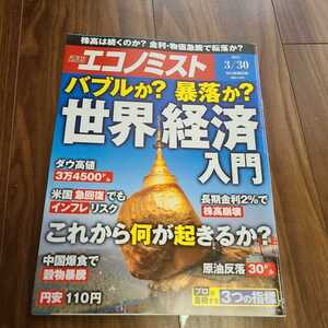 週刊エコノミスト 2021年3月30日号 バブルか？暴落か？世界経済入門 