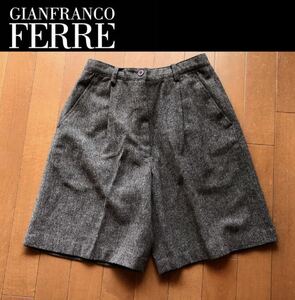 ★FERRE GOLFフェッレゴルフ★イタリアブランド！ウール混お上品キュロットスカート/M