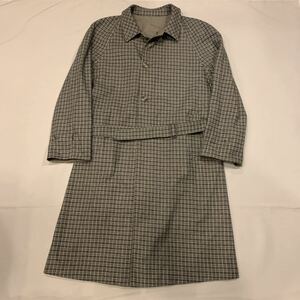 ~70s REVERSIBLE BAL COLLAR COAT ヴィンテージ ビンテージ リバーシブル バルカラーコート ステンカラーコート トラッド 60s 送料無料