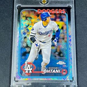 最新 2024 Topps Chrome Logofractor 大谷翔平 No.1 ロゴフラクターカード クローム