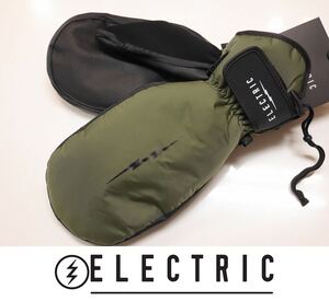 【新品:SALE】23 ELECTRIC MITTEN SNOW GLOVE - OLIVE - M エレクトリック 正規品 ミトン グローブ スノーボード