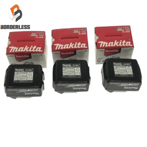 ☆未使用品3個セット☆makita マキタ 18V 6.0Ah 純正 リチウムイオンバッテリー BL1860B 残量表示付 リチウムイオン電池 蓄電池 85465