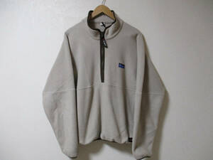 USA製　90s☆penfield 　ペンフィールド　 フリースジャケット　プルオーバー　　ベージュ　サイズL　　　（２B　ハ大