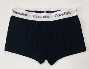 【新品未使用品】Calvin Klein カルバンクライン　ボクサーパンツ　下着　コットン　メンズ　ブラック　黒　海外サイズS 1枚　送料無料