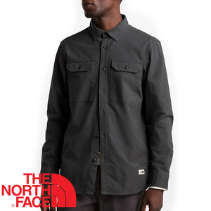 【新品本物 USA購入】THE NORTH FACE ノースフェイス■ BATTLEMENT UTILITY SHIRT ■ グレー / M ■長袖シャツ 海外限定