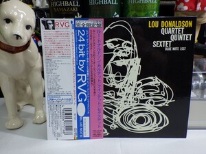 赤1｜美品！★CD / 1999PAPERSLEEVE紙ジャケット / w/OBI / lmtd / 廃盤★Lou Donaldson - Quartet / Quintet / Sextet