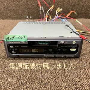 AV9-542 激安 カーステレオ TOYOTA Carrozzeria Pioneer 86180-87207-A KEH-P3066ZY-02 カセット 本体のみ 簡易動作確認済み 中古現状品