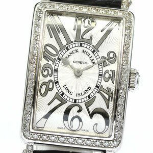 フランクミュラー FRANCK MULLER 902QZRELD1R ロングアイランド ダイヤベゼル クォーツ レディース _758473