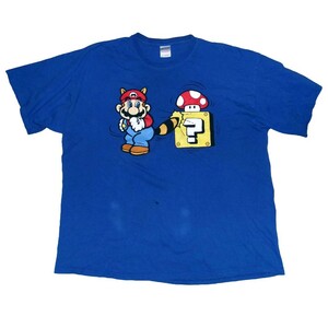 2002 Nintendo タヌキマリオ キャラクター ギルダン Tシャツ ニンテンドー 任天堂 MARIO 00s 90s