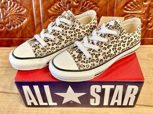 ★☆希少レア!!コンバース ALL STAR ANIMAL KIDS チーター 11 18cm converse オールスター アニマル ヒョウ柄 デッド ビンテージ 224☆★