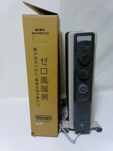 未使用 デロンギ　ヴェルティカルド オイルヒーター 最大10畳　２４時間電子タイマー付 ゼロ風暖房 空気がクリーン 肌も喉も乾燥しにくい